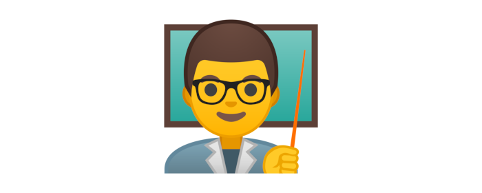 Teacher emoji